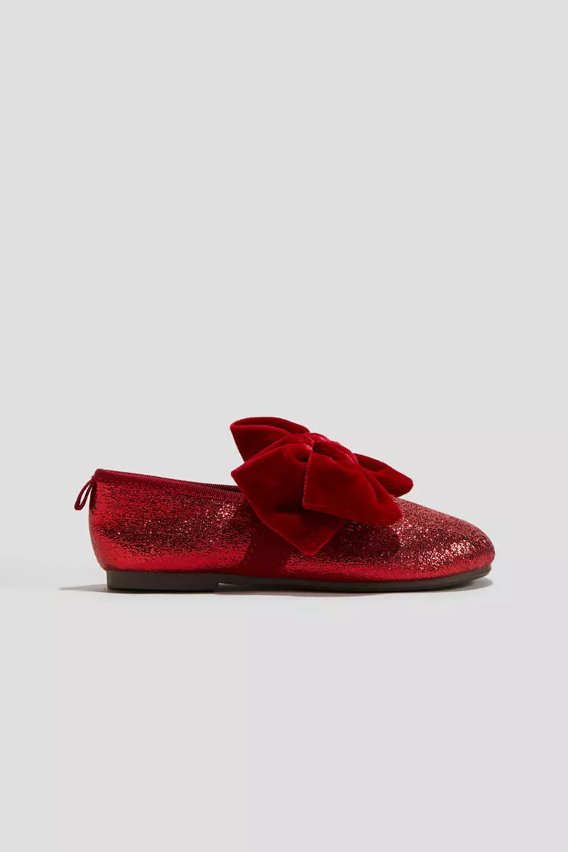 Discount on H&m  shoes - SKU: Bow-Detail Ballet Pumps