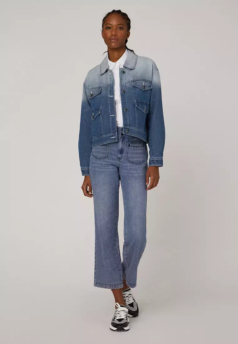Mary cropped clearance jacket