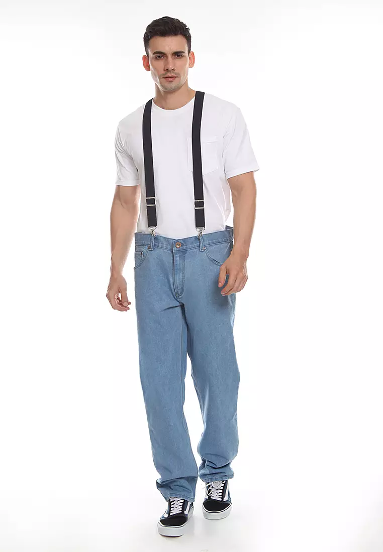 Big size Jeans Non Stretch L-Blue NS2103