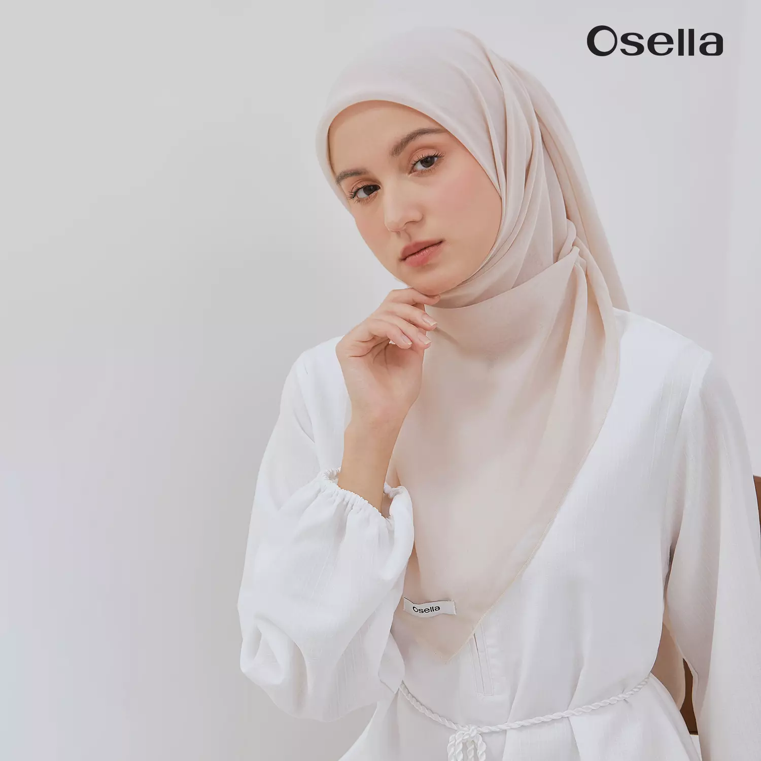 Osella Premium Plain Paris Square Hijab 310D6602 | Hijab Paris Wanita