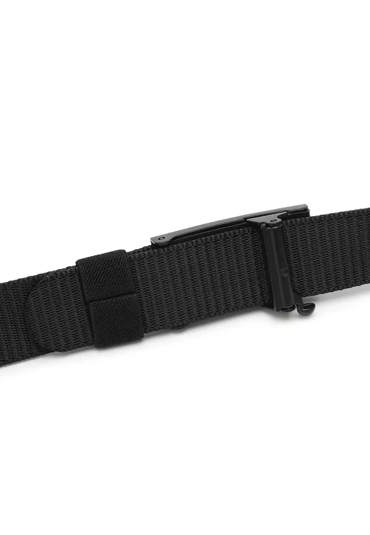 40mm Auto Canvas Belt - Black