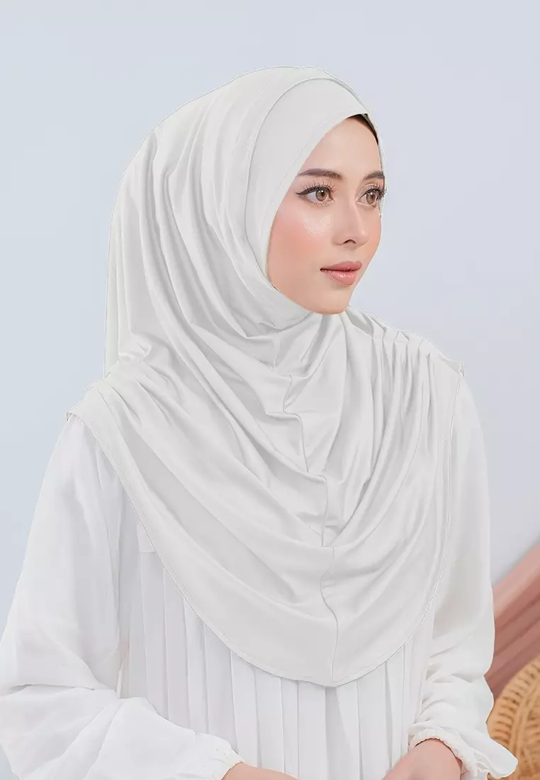HIJAB INSTAN VALEEQA - WHITE