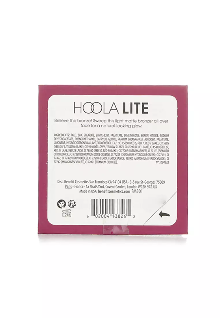 BENEFIT - Hoola Light Matte Bronzer - #Hoola Lite 8g/0.28oz