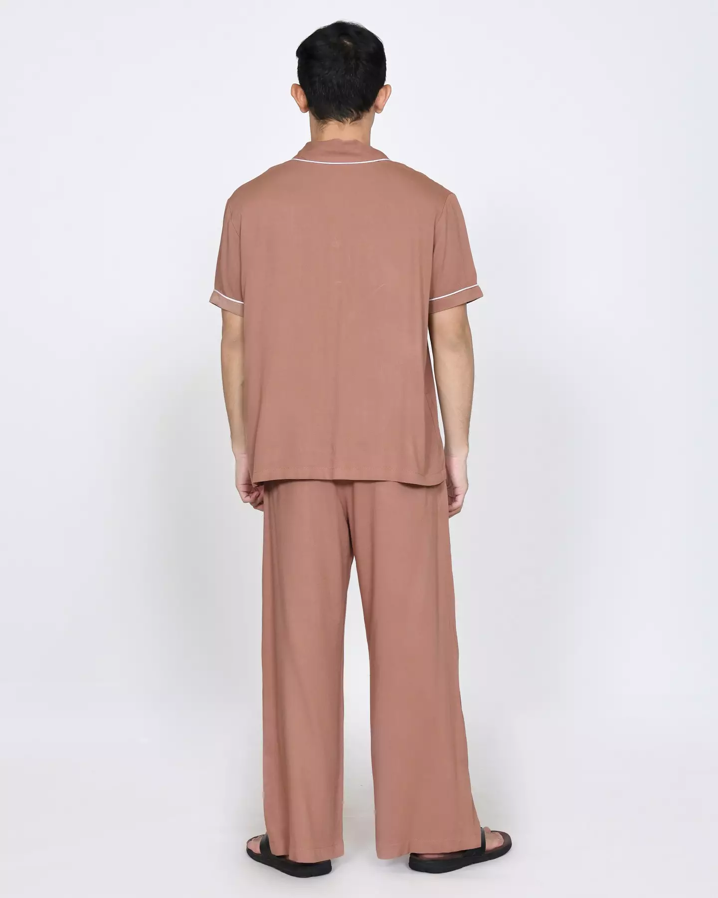 SET Piyama Lengan Pendek Pria (Polos Rey Series)