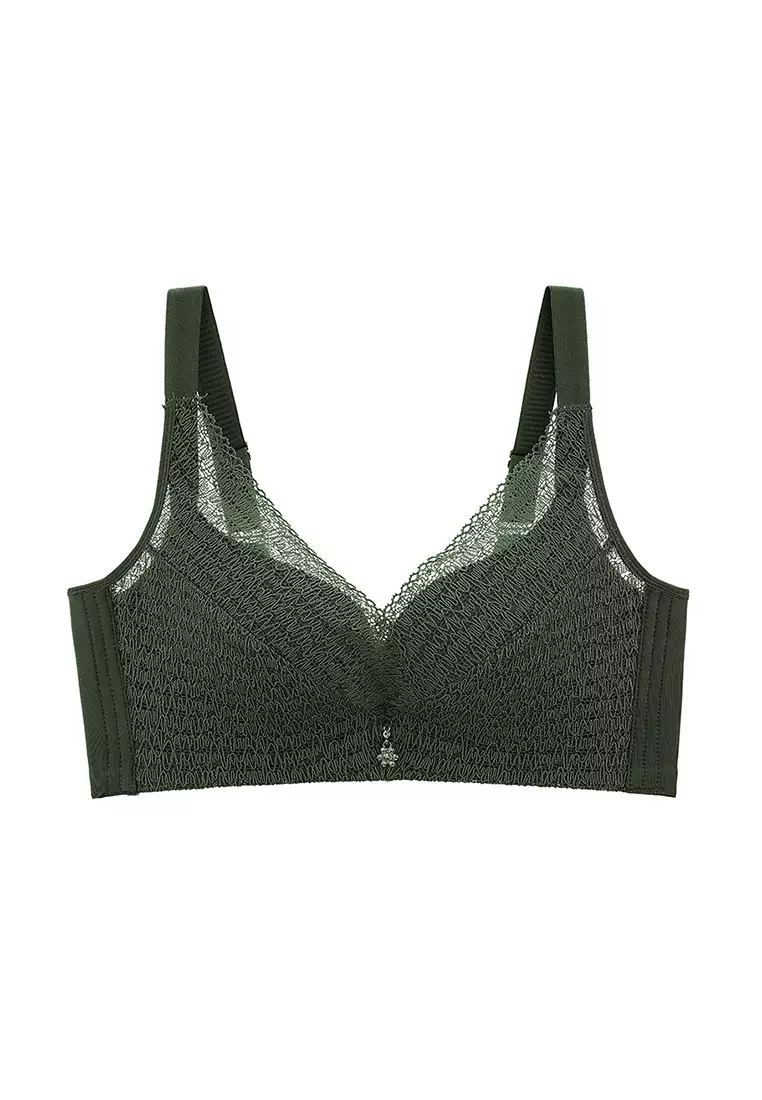 ZITIQUE Women's Full Cup Non-wired Push Up Bra - Green 2024, Buy ZITIQUE  Online