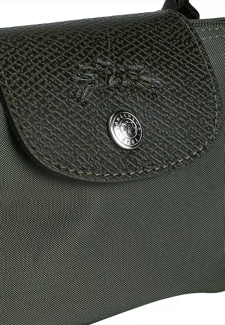 Le Pliage Green Pouch with Handle (tr)
