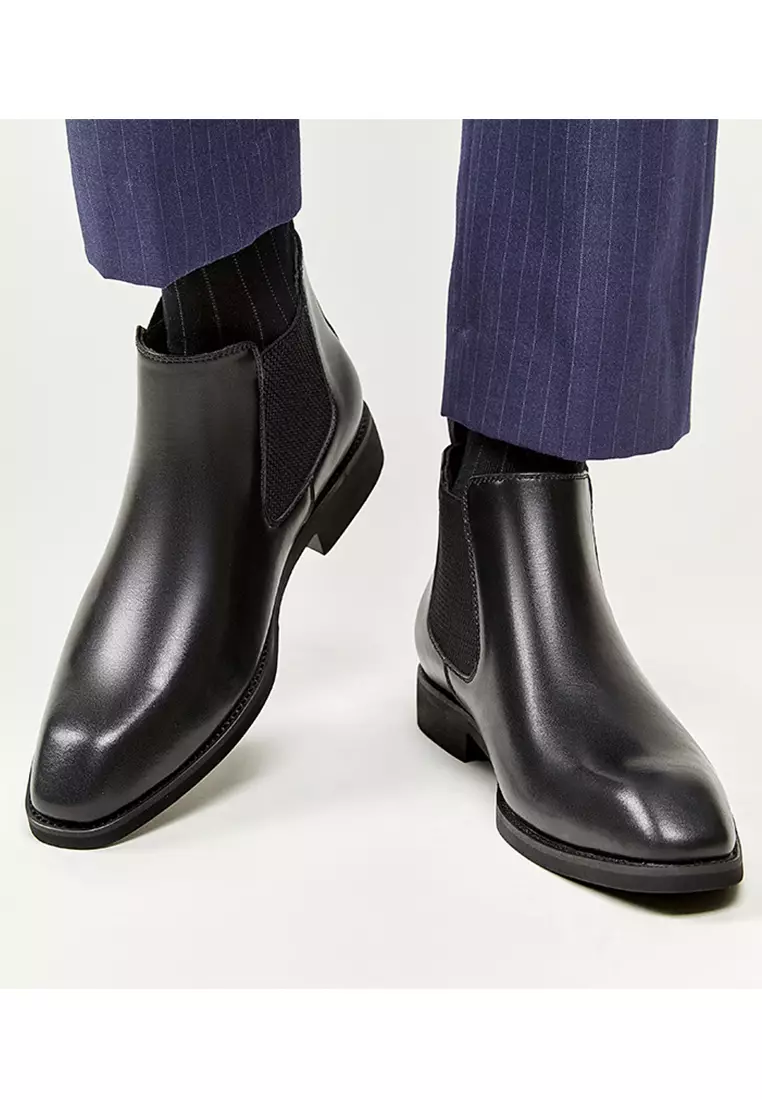 Business Leather Chelsea Boot KB25M01