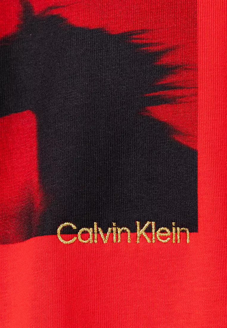 LNY 重磅珠地布印花T恤 - Calvin Klein Sport