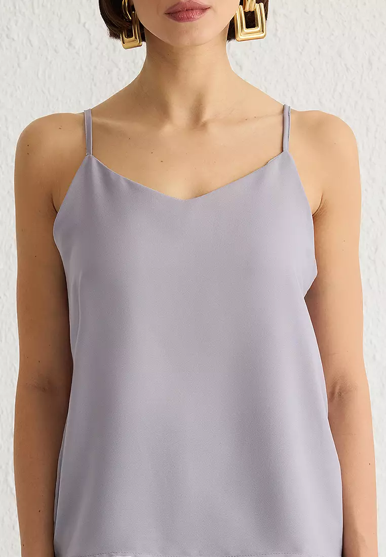 Basic V-Neck Slip Top