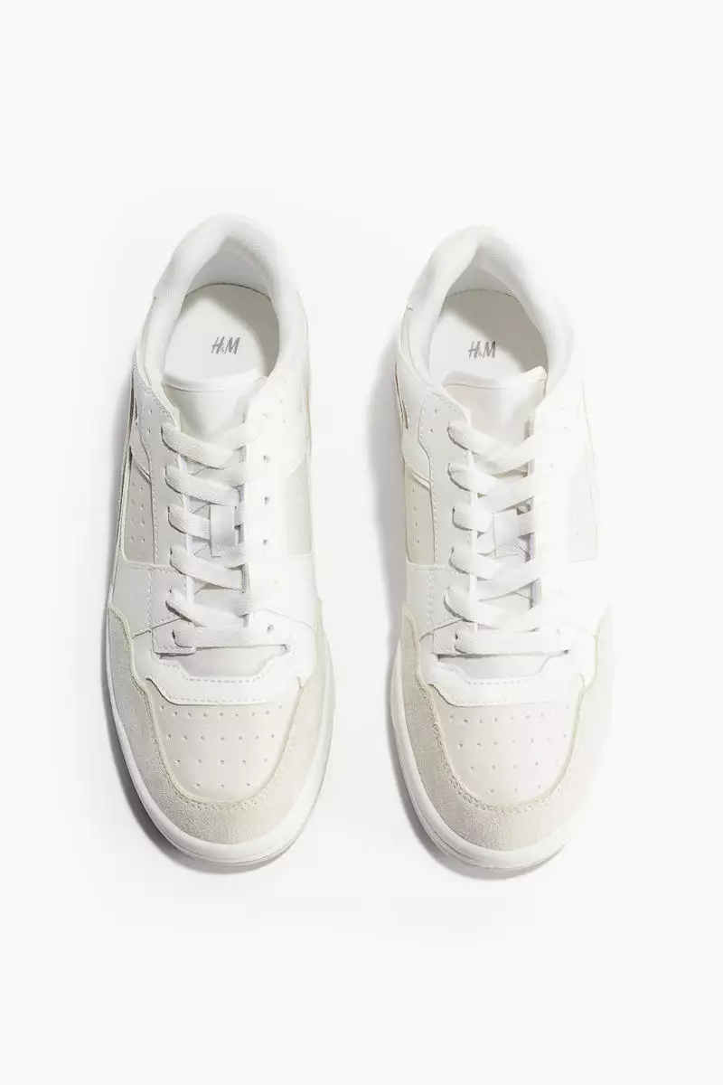 H&m white trainers top