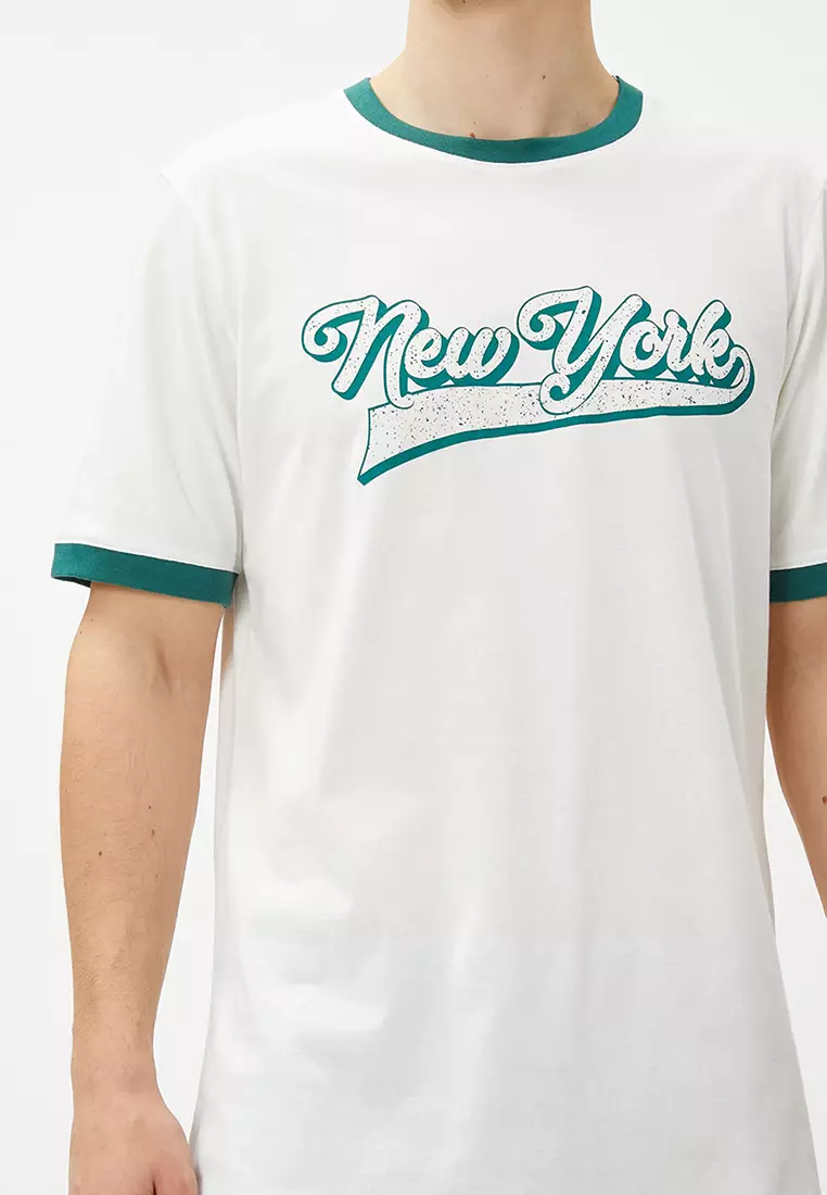 OTUMO PLAZA L/S T-shirt 2XL（Buy KOTON College T-Shirt 2025 Online 