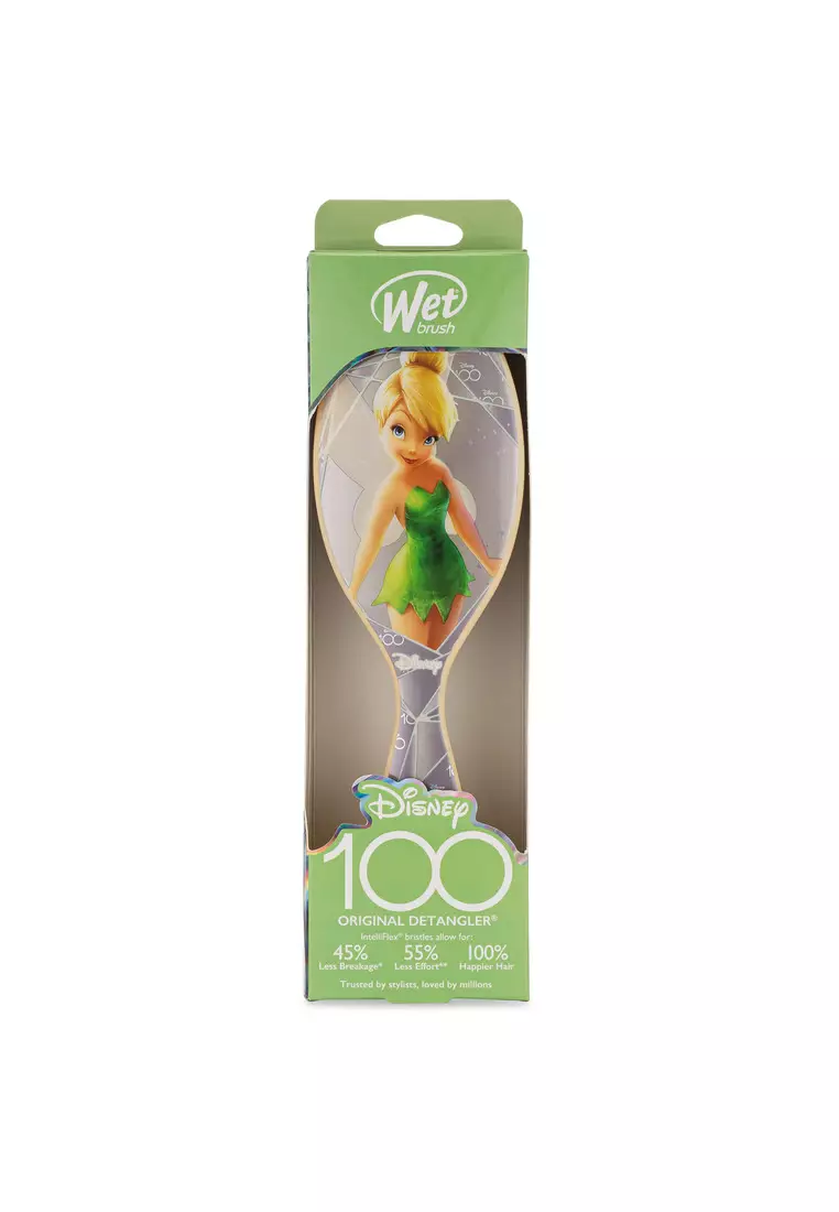 WET BRUSH ORIGINAL DETANGLER DISNEY 100 ANNIVERSARY - TINKERBELL (WB3106)