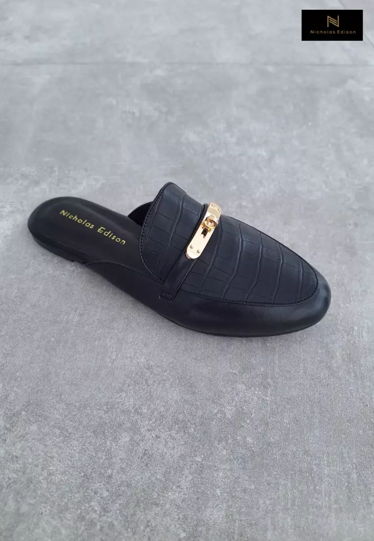 Nicholas Edison Flat Hiromi Black