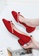 Twenty Eight Shoes red 3.5CM Square Toe Suede Leather Pumps 2031-5 A3296SH7C40E00GS_8
