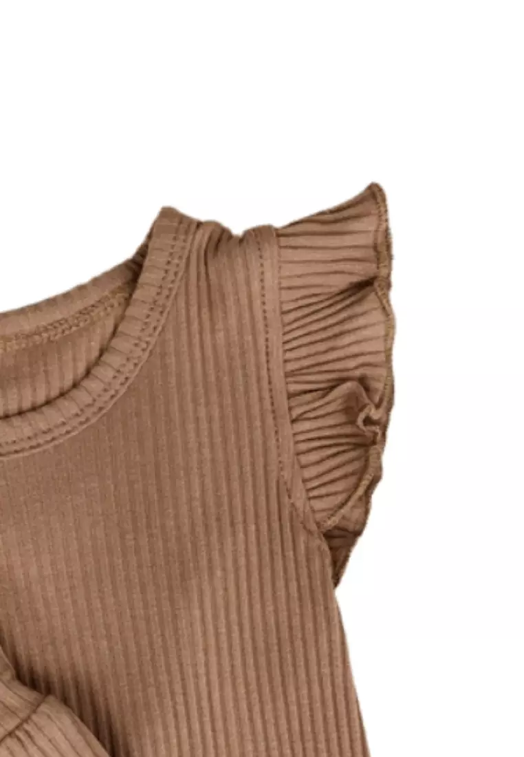 Xyrene Outfit Set Brown