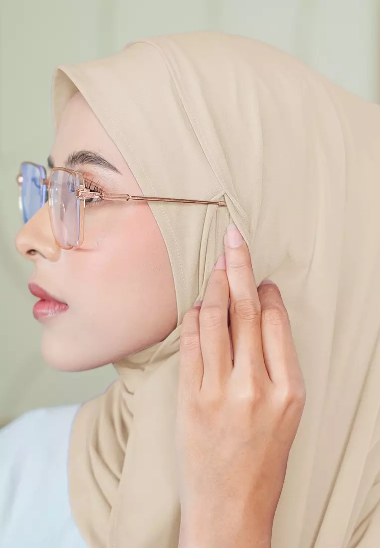 HIJAB INSTAN ALMA - SOFT CHOCO