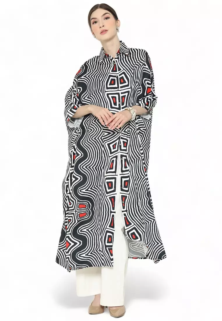 Kanzi Collared Kaftan
