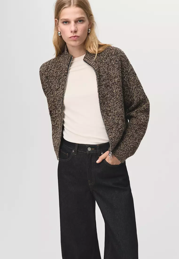 Turned-Up Straight Jeans