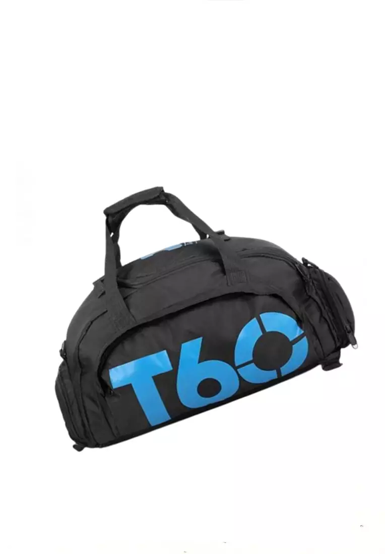 Stevie Tas Ransel dan Duffel Gym Bag Unisex Large Storage Material Nylon ORIGINAL - Black Blue