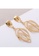 A-Excellence gold Gold Plated Asymmetric Earrings B3AE6AC5C73F34GS_3