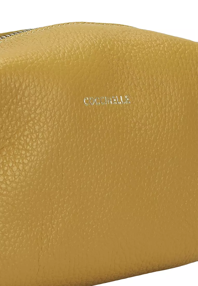 Bolsa De Maquillaje Coccinelle Trousse Maxi Para Mujer - Marrón En Cuero Granulado