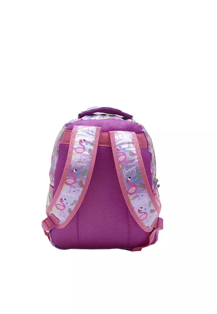 L.Blend Tas Ransel Sequins Flaminggo Ungu