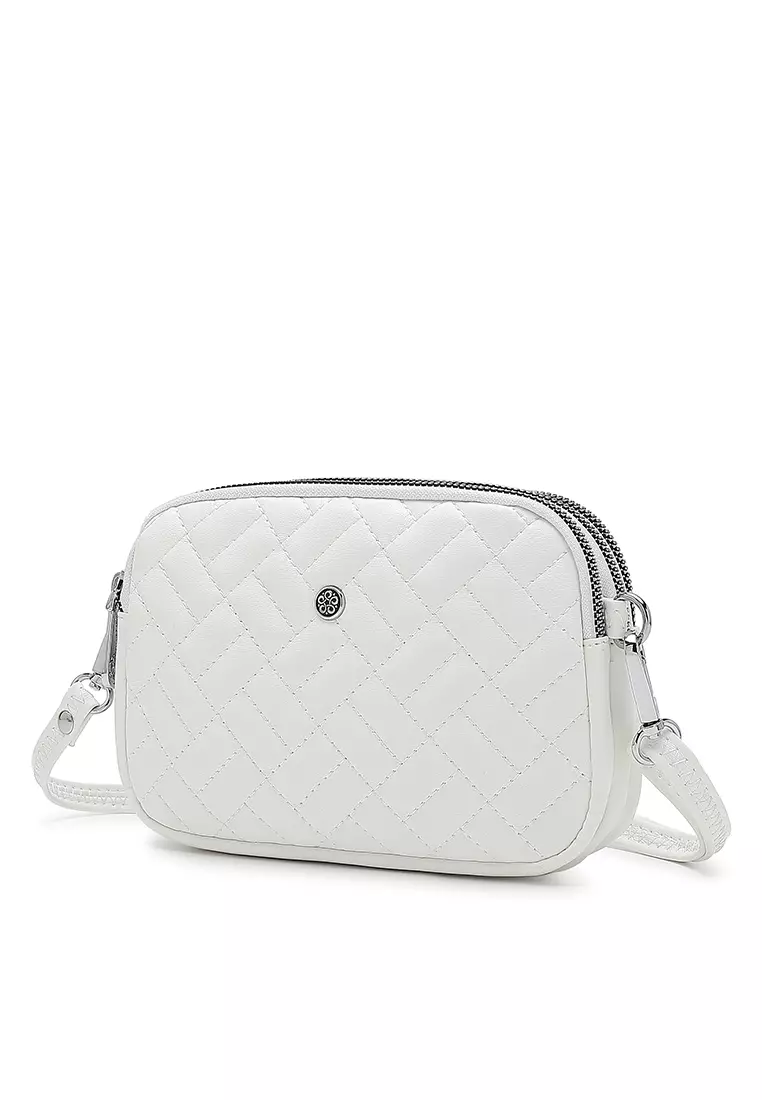 Tas Selempang / Tas Bahu Wanita - Putih (Women's Shoulder Sling Bag / Crossbody Bag)