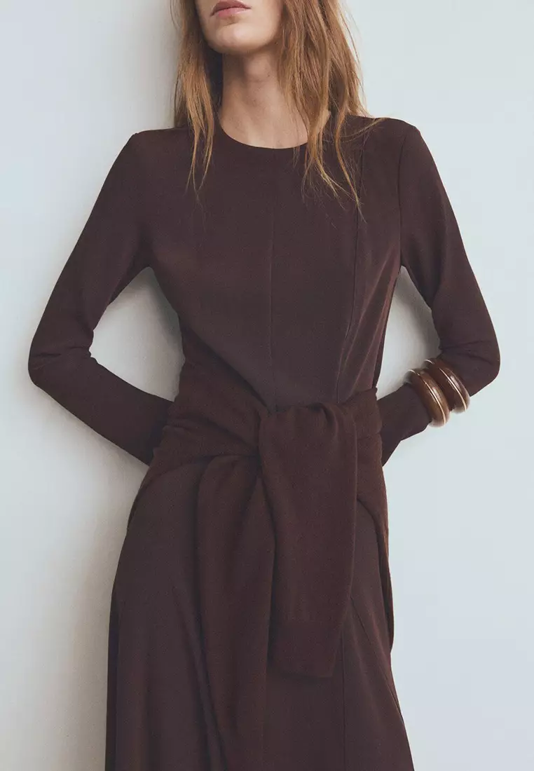 A-Line Dress With Godets