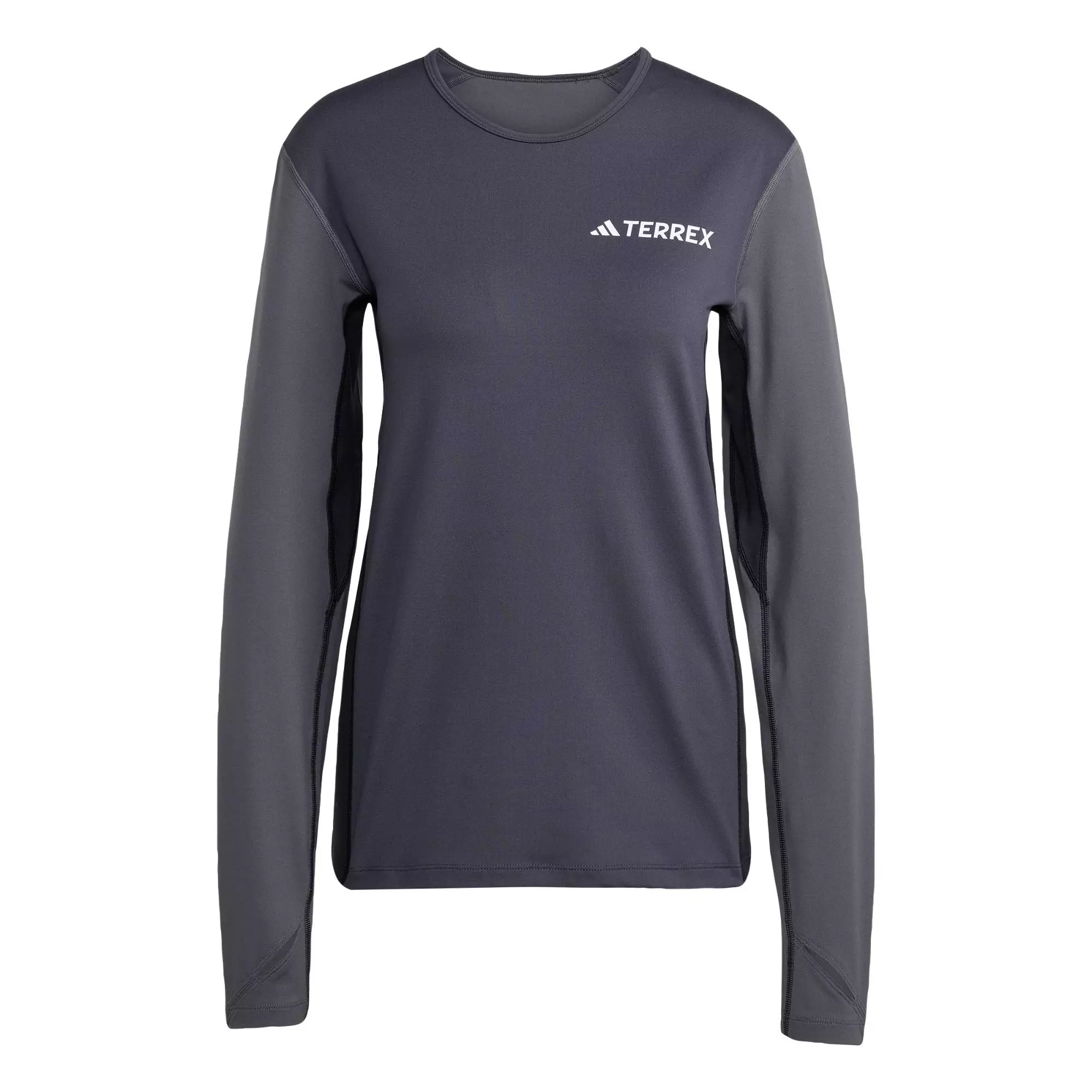 Hiking Multi Synthetic Base Layer Long Sleeve Women Grey JC8200