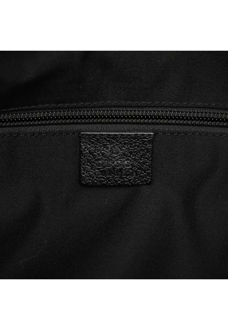 Pre-Loved Gucci Gg Canvas Web Vertical Tote