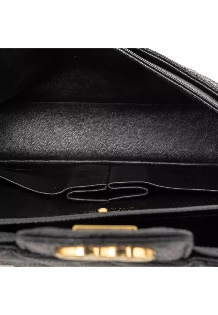 Pre-Loved Chanel Medium Classic Caviar Double Flap
