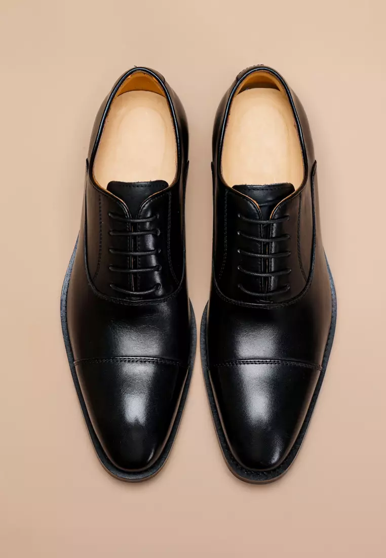 Vintage Leather Cap Toe Business Shoes MK8988-1