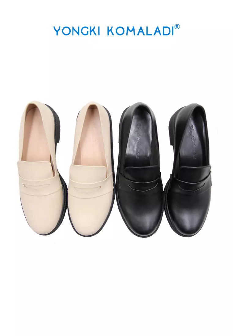 [ ORIGINAL ] YONGKI KOMALADI SEPATU PLATFORM OL-HDRA19101-22 LADIES CREAM