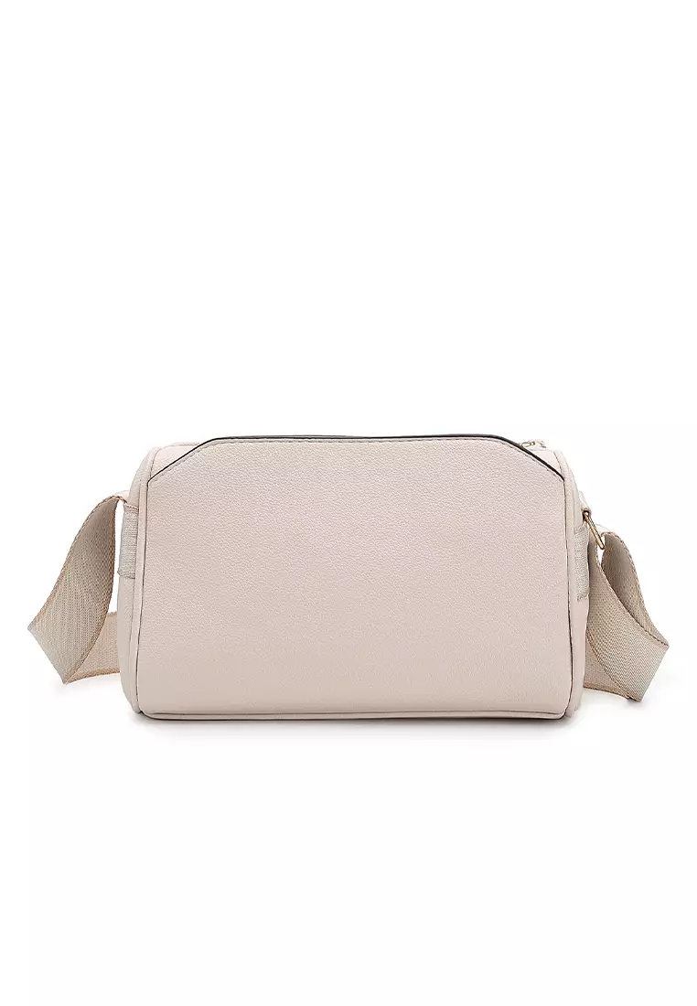 Women's Shoulder Bag / Sling Bag / Crossbody Bag (Tas Bahu / Tas Selempang Wanita) - Putih