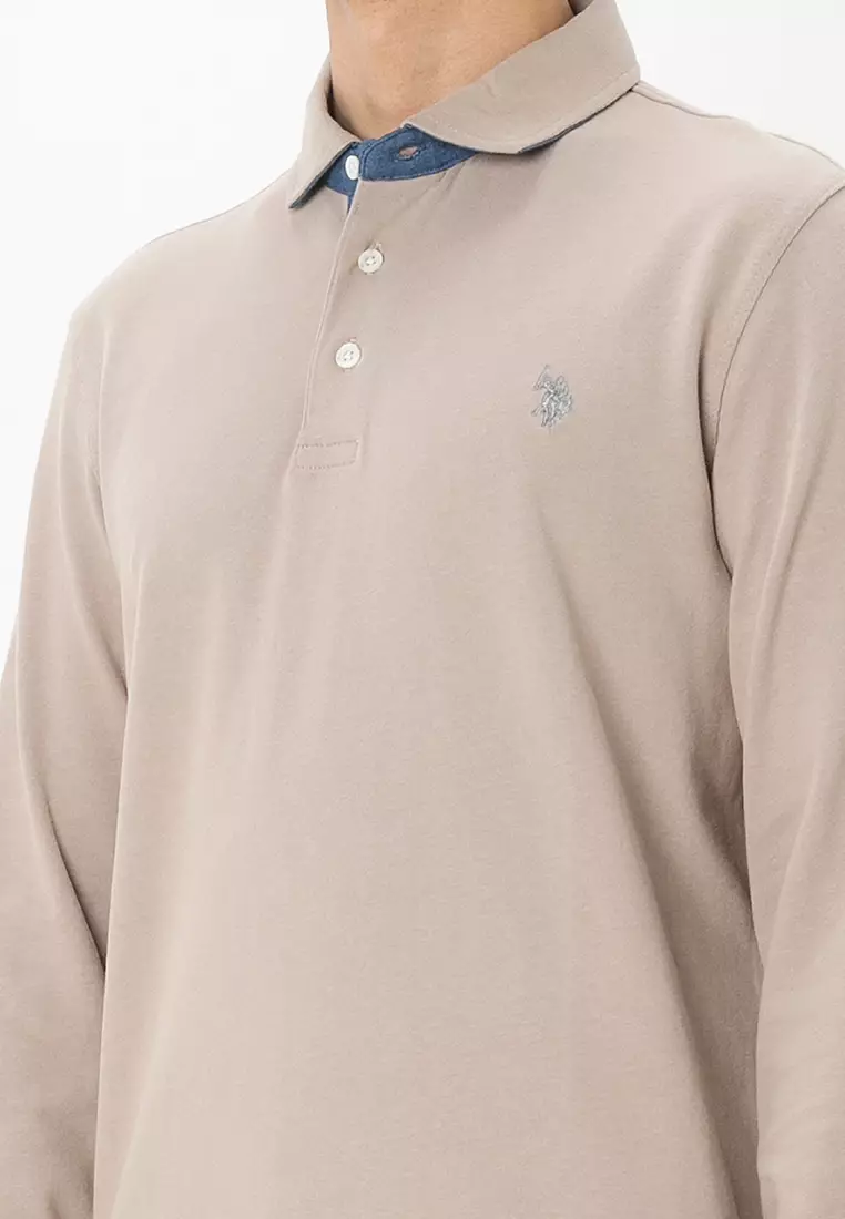 Lyle Helbow Patch Polo Shirt