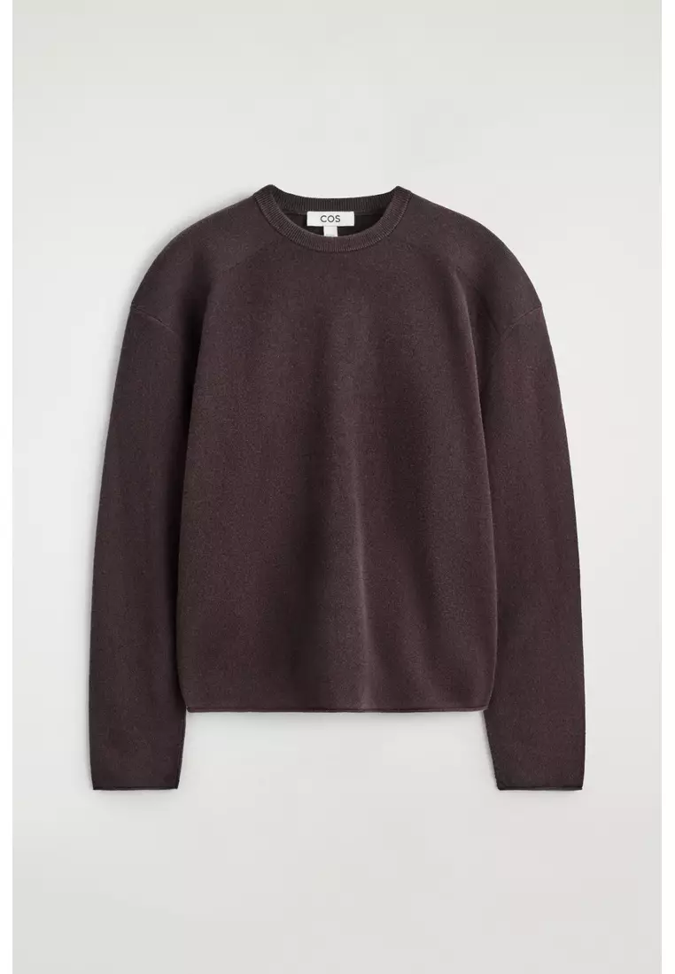 MERINO WOOL CREW-NECK JUMPER