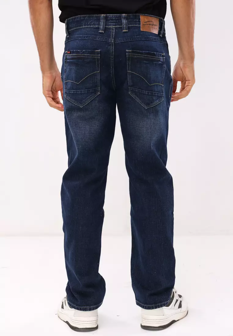 Denim Long Pants Slim Tapered