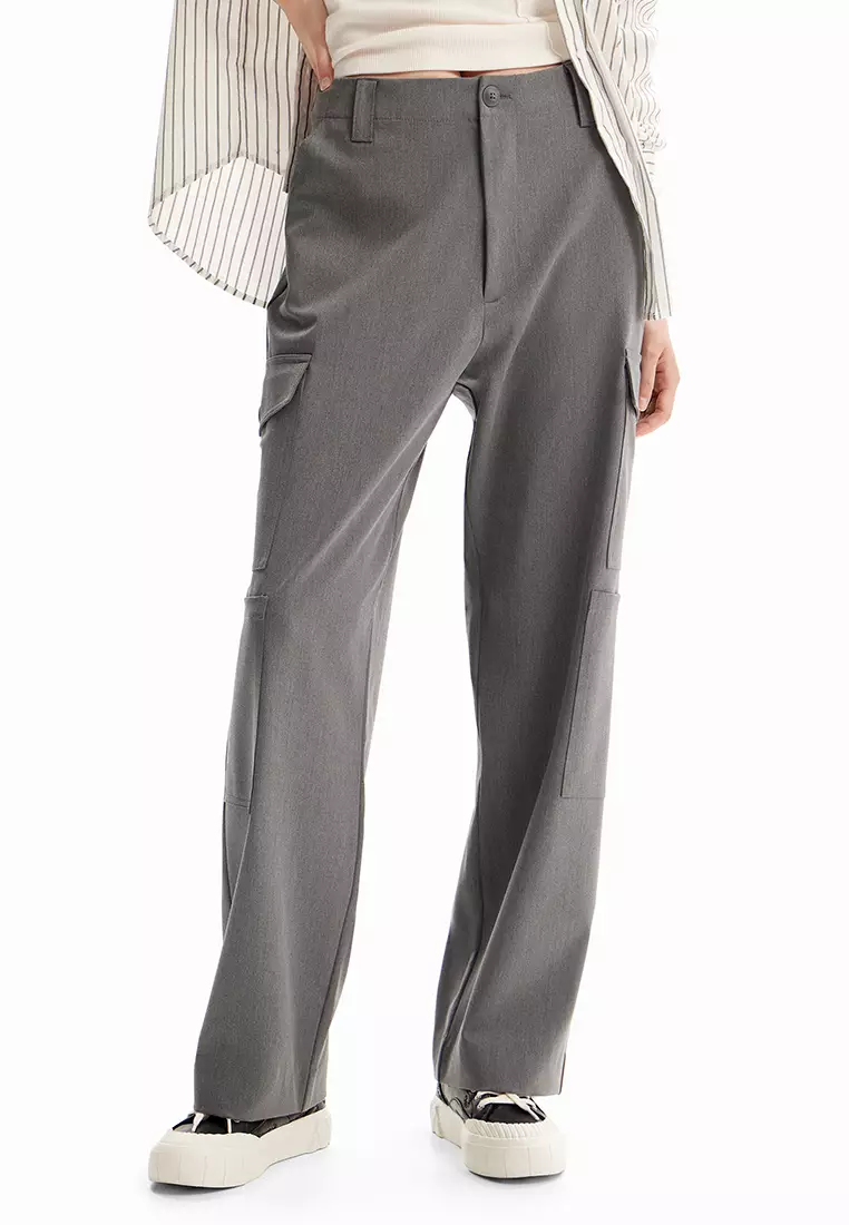 Desigual Desigual Woman Wide cargo trousers. 2024 Buy Desigual