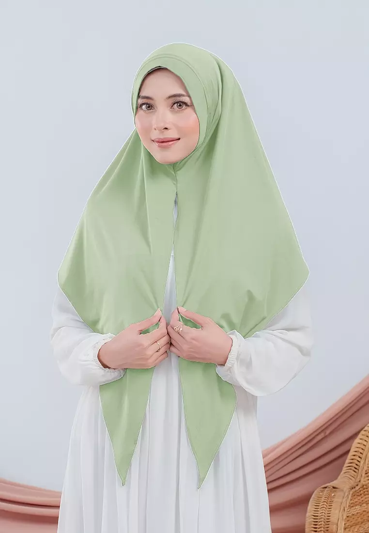 HIJAB INSTAN RANA - SOFT GREEN