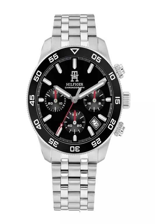 Men's Chronograph Stainless Steel Strap Quartz Watch - TH1792156
