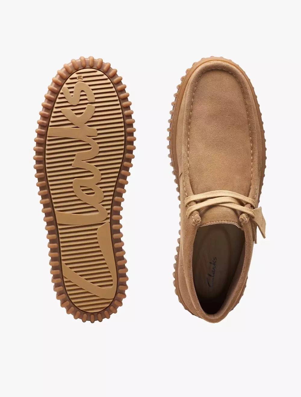 Clarks Torhill Hi Men's Boots- Dark Sand Suede - Dark Sand