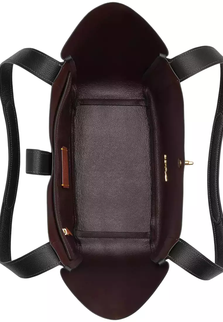 Buy COACH Hadley Turnlock Tote Bag - Black CAL17 2026 Online | ZALORA