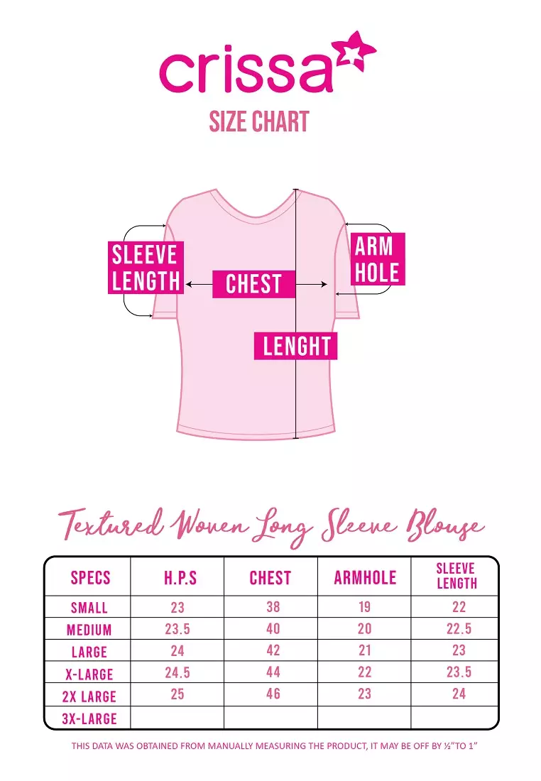 Textured Woven Long Sleeves Blouse