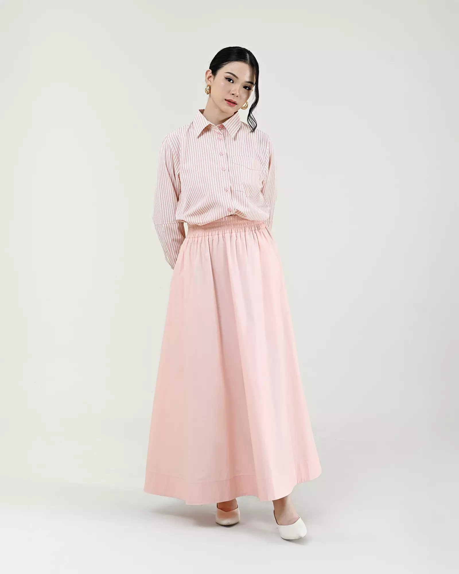 Geulis.id LUIKA SKIRT - Blush