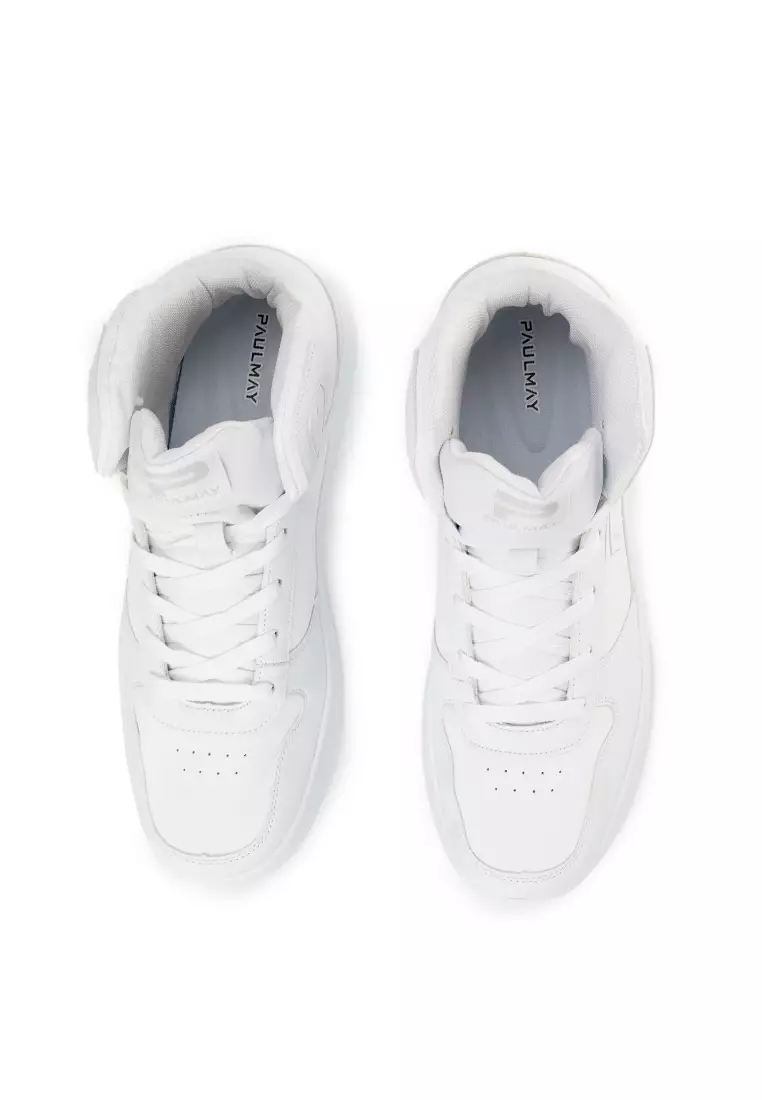 PAULMAY - Sepatu Sneakers Pria Lisbon High - White