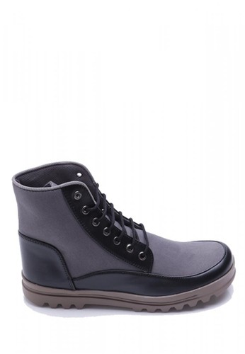 Dr. Kevin Women Boot Casual Shoes 4013 - Black/Grey