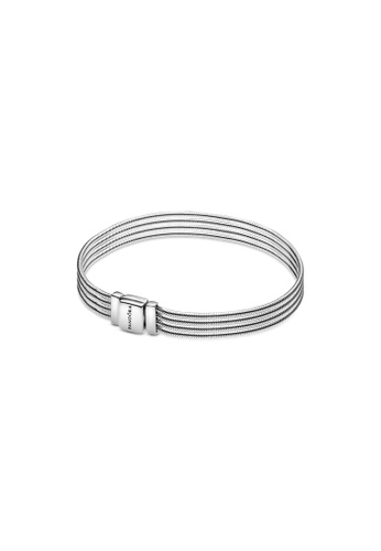 PANDORA silver Pandora Reflexions Multi Snake Chain Bracelet A8388AC57EECA0GS_1