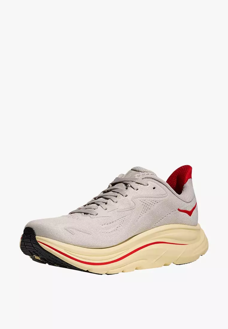 Clifton 10 Women's Running - Stucco/Cerise