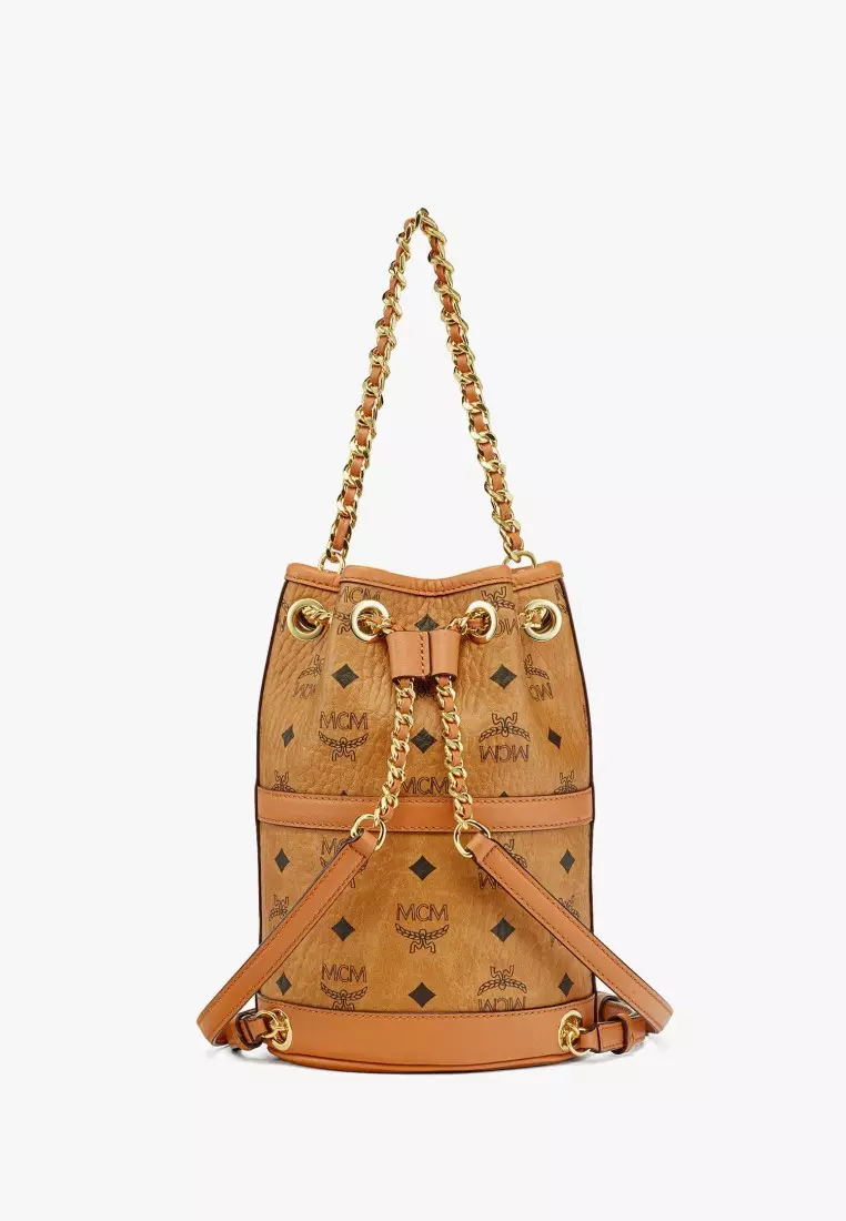 Mcm small sale bucket bag