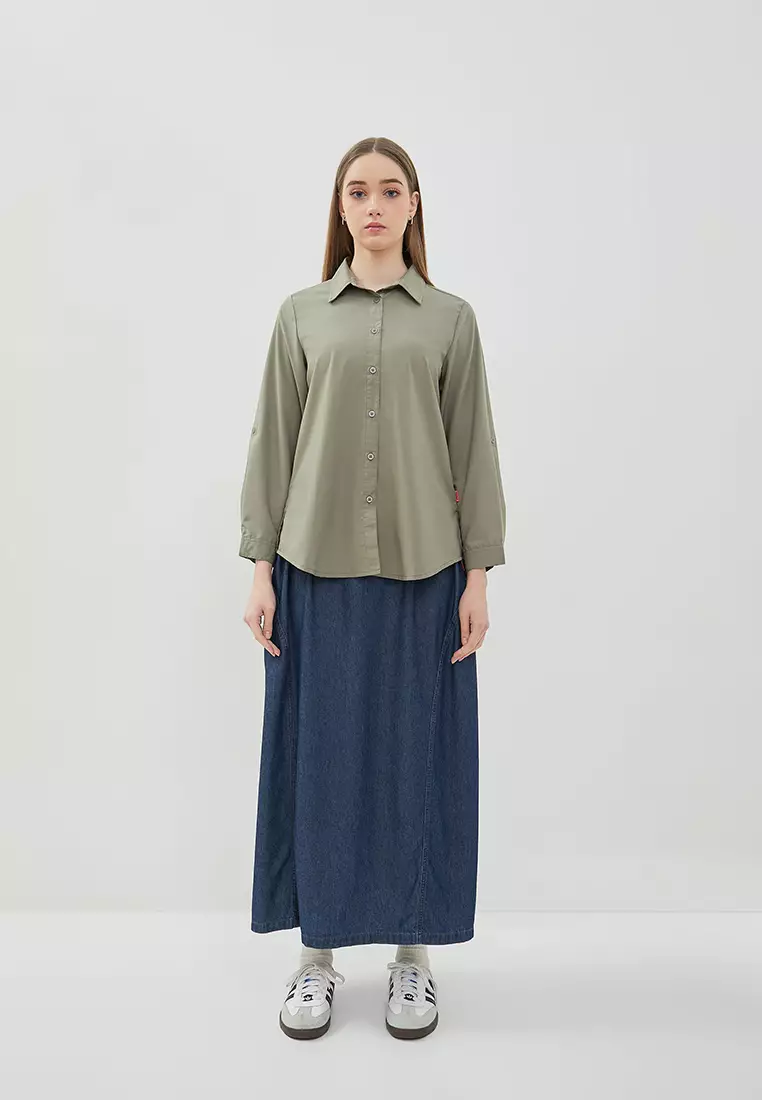 DUST Kemeja Atira Hijau (D.116517)